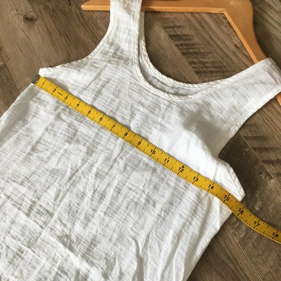 White Maiden Flowy Cotton Handkerchief Dress - Picture 8 of 15